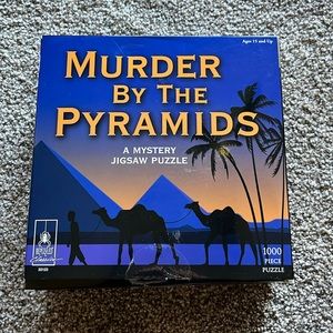 Murder Mystery Puzzle: Murder By The Pyramids. Final design you solve!